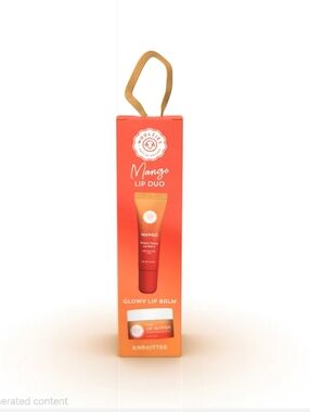 Woolzies Mango Lip Duo - Glowy Mango Lip Balm & Lip Butter